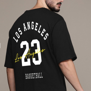 Unisex Printed Drop-Shoulder Sleeves Oversized T-shirt
